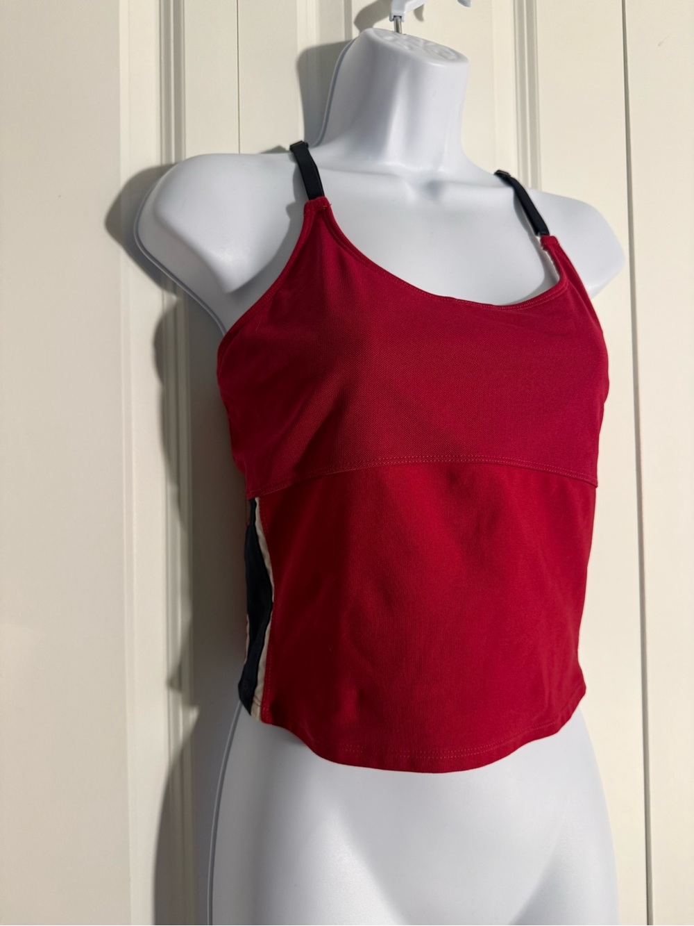 Nike Red Tank Top with Black Straps - Picture 5 of 5